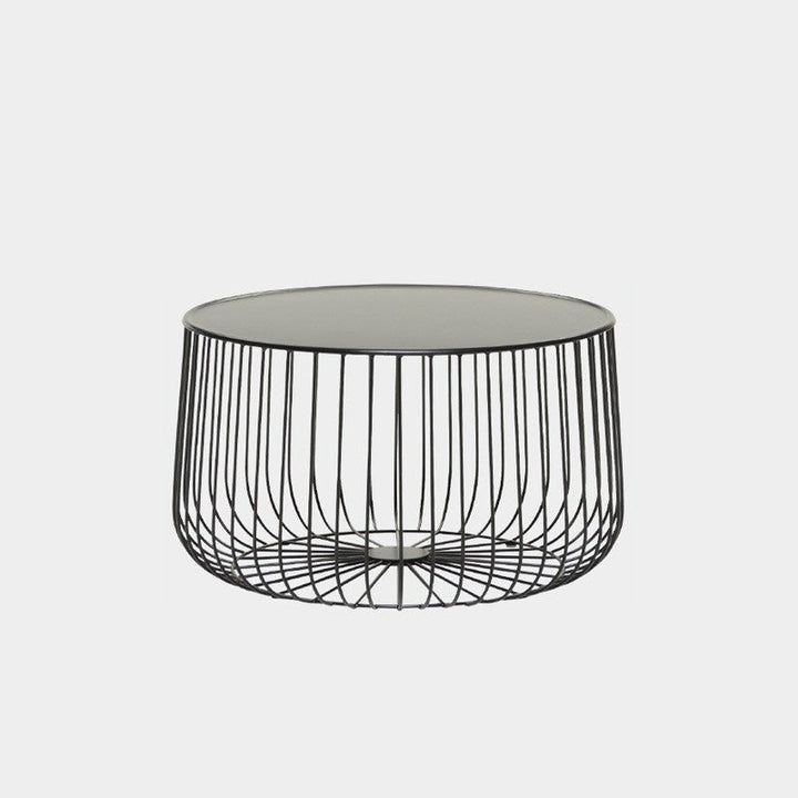 Modern Minimalist Pumpkin Round Tabletop Iron Coffee Table For Living Room