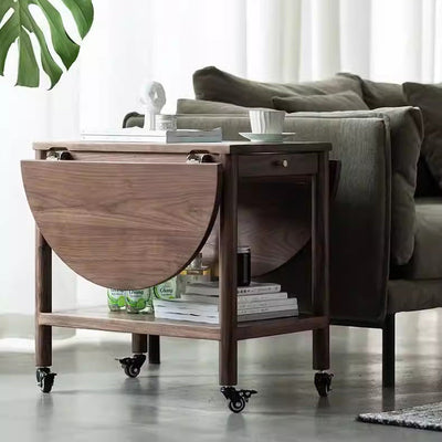 Table d'appoint ovale minimaliste moderne en bois massif, métal et verre avec 1 tiroir pour le salon 