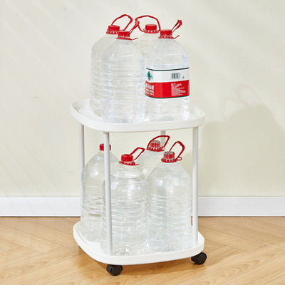 Table d'appoint carrée moderne minimaliste en plastique et acier titane à 2 niveaux pour salon 
