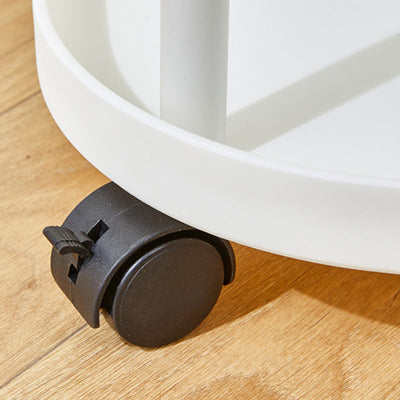 Table d'appoint carrée moderne minimaliste en plastique et acier titane à 2 niveaux pour salon 