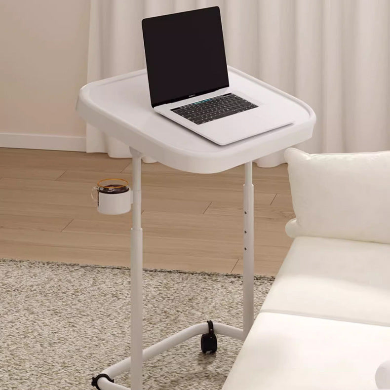 Modern Minimalist Rectangular MDF Iron Carbon Steel Side Table Removable For Living Room