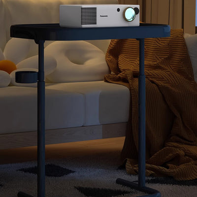 Modern Minimalist Rectangular Plate Iron Side Table Removable For Living Room