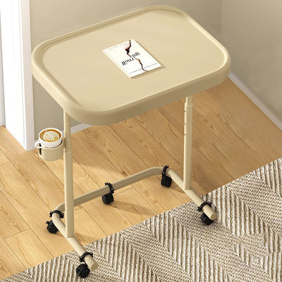 Modern Minimalist Rectangular Plate Iron Side Table Removable For Living Room