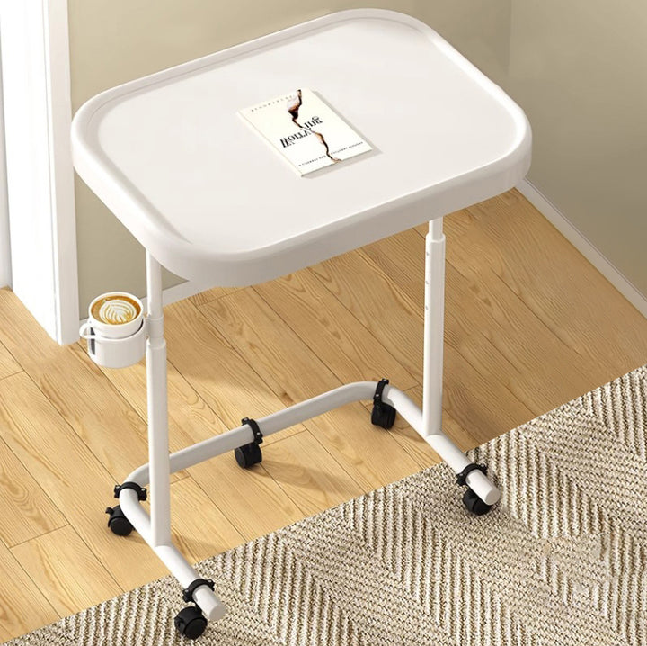 Modern Minimalist Rectangular MDF Iron Carbon Steel Side Table Removable For Living Room