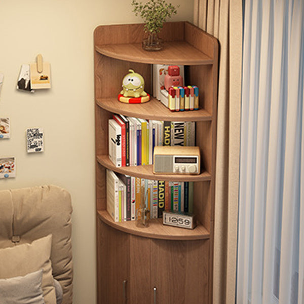 Étagères à livres en bois massif triangulaires créatives contemporaines à 4 étagères pour chambre 