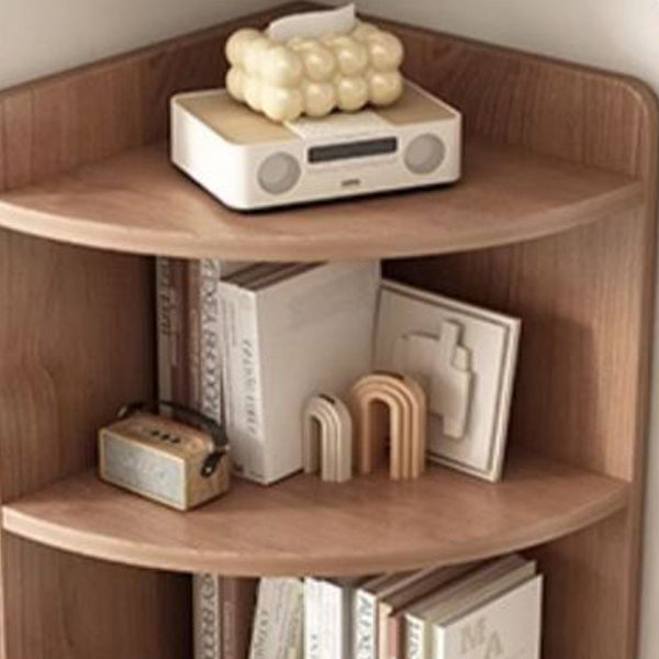 Étagères à livres en bois massif triangulaires créatives contemporaines à 4 étagères pour chambre 