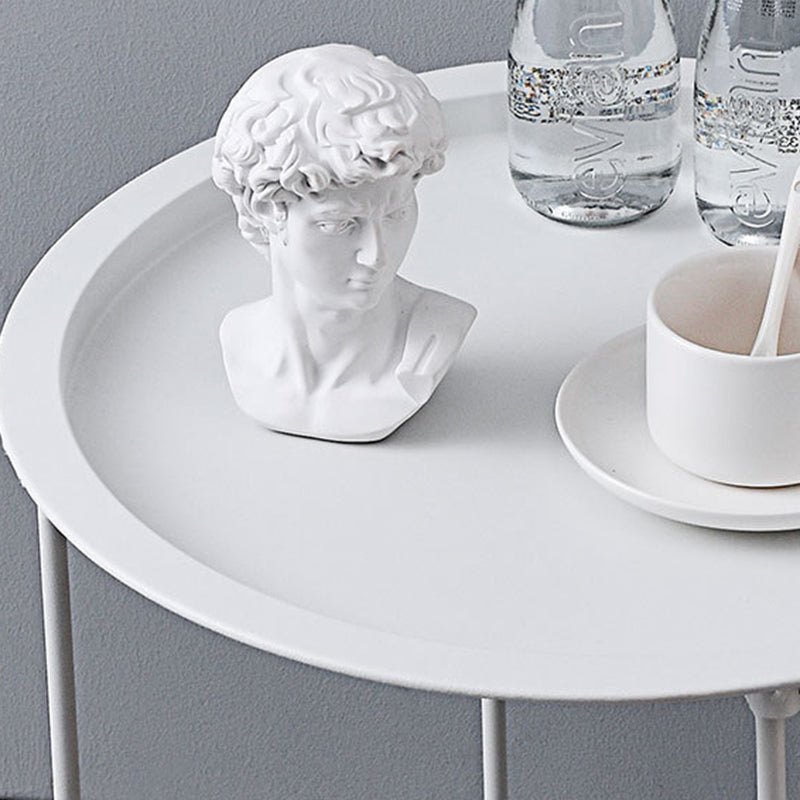 Moderner minimalistischer runder Eisentisch 1-stufig für Wohnzimmer 