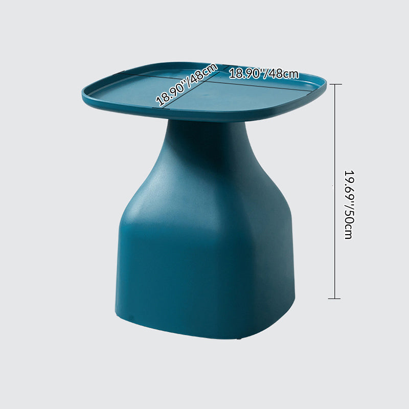 Moderner minimalistischer quadratischer PP-Couchtisch 1-stufig für das Wohnzimmer 