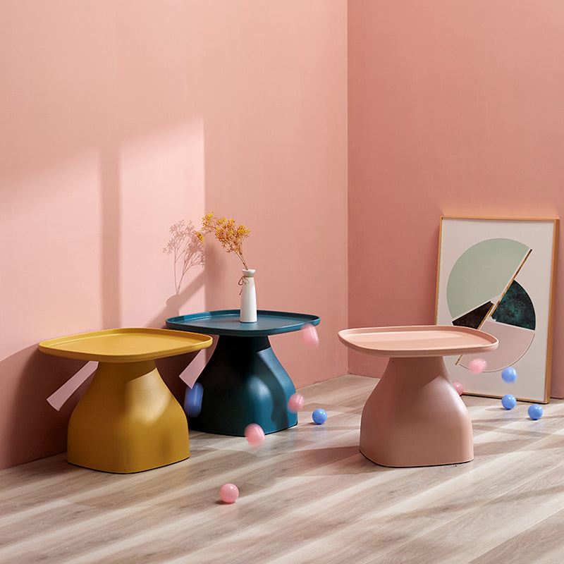 Table basse carrée minimaliste moderne 1 niveau pour salon 