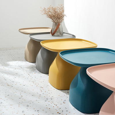 Table basse carrée minimaliste moderne 1 niveau pour salon 