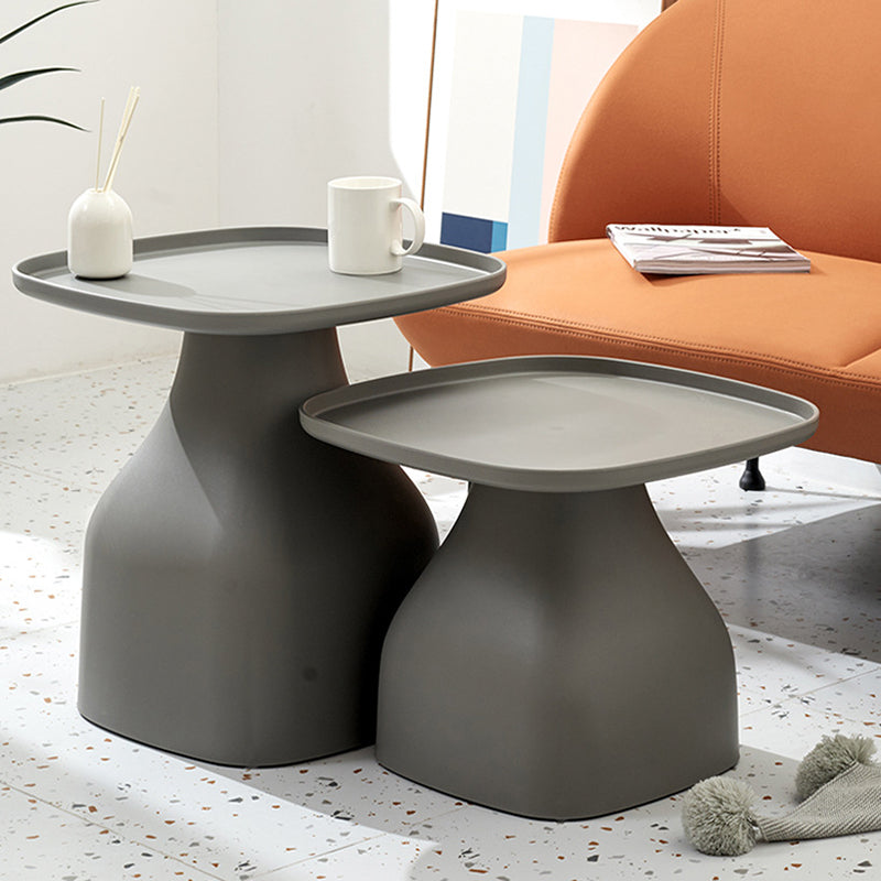 Moderner minimalistischer quadratischer PP-Couchtisch 1-stufig für das Wohnzimmer 