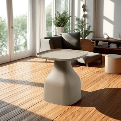 Table basse carrée minimaliste moderne 1 niveau pour salon 