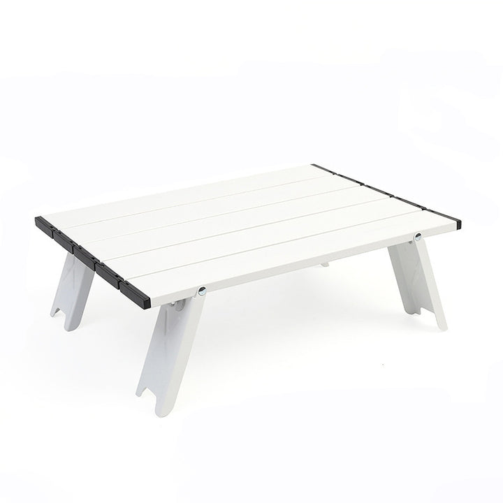Modern Simplicity Rectangular Aluminum Alloy Foldable Outdoor Camping Coffee Table 1-Tier For Garden