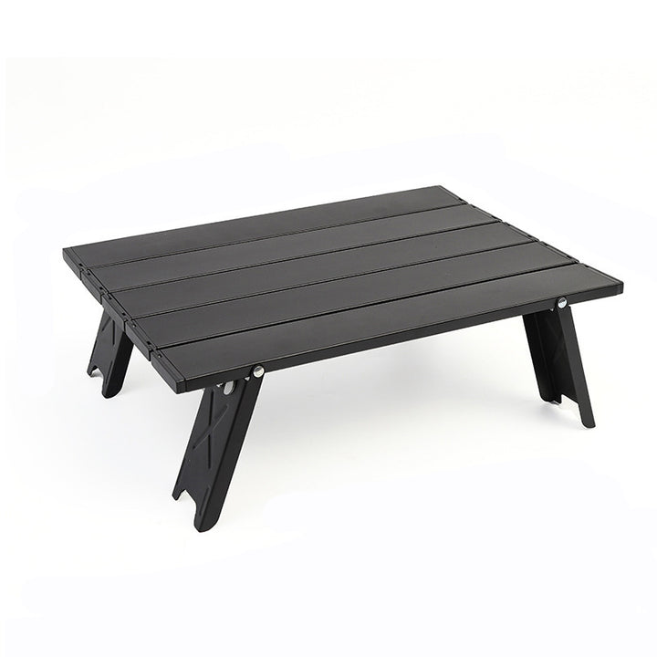 Modern Simplicity Rectangular Aluminum Alloy Foldable Outdoor Camping Coffee Table 1-Tier For Garden