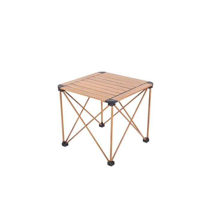 Moderner Einfachheit Quadratischer Rechteckiger Aluminium Eisen Outdoor Klappbarer Camping Kaffeetisch 1-stufig Für Garten 