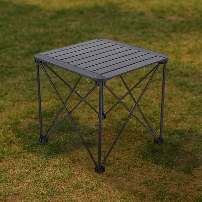 Moderner Einfachheit Quadratischer Rechteckiger Aluminium Eisen Outdoor Klappbarer Camping Kaffeetisch 1-stufig Für Garten 