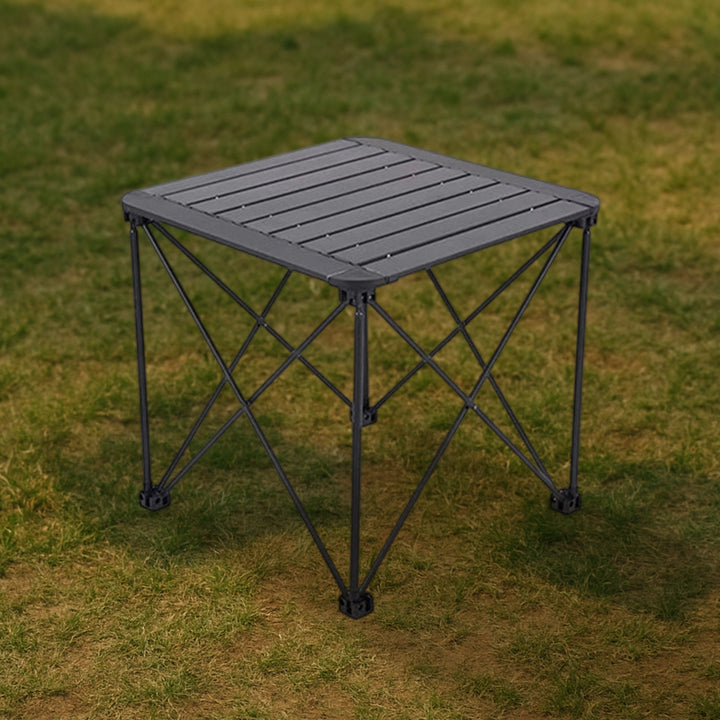 Moderner Einfachheit Quadratischer Rechteckiger Aluminium Eisen Outdoor Klappbarer Camping Kaffeetisch 1-stufig Für Garten 