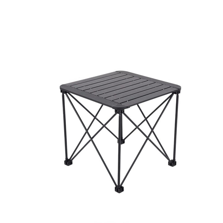 Moderner Einfachheit Quadratischer Rechteckiger Aluminium Eisen Outdoor Klappbarer Camping Kaffeetisch 1-stufig Für Garten 