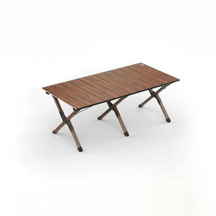 Moderner minimalistischer rechteckiger Campingtisch aus Kohlenstoffstahl für den Außenbereich, klappbar, 1-stufig, für den Garten 
