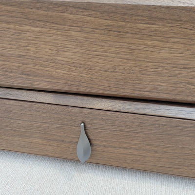 Traditional Vintage Square Pine Wood Stainless Steel Rotatable Coffee Table 2-Tier For Living Room