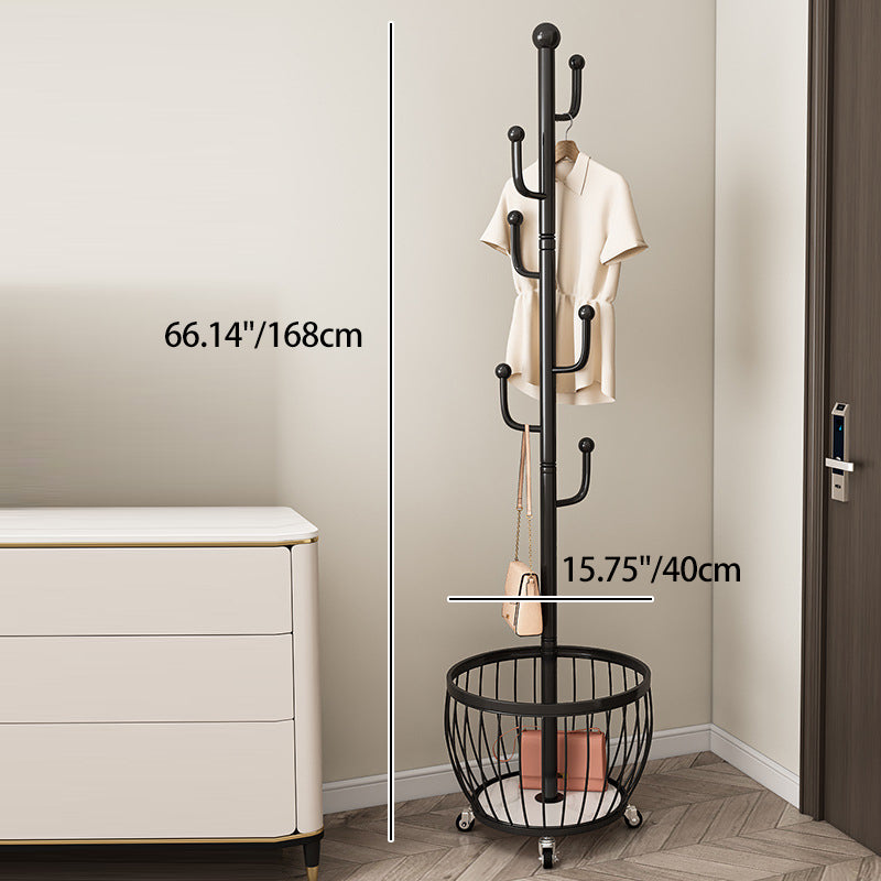Moderner Art Deco Baumzweig Kohlenstoffstahl 4/6-Poliger Beweglicher Aufbewahrungsschrank Für Schlafzimmer 