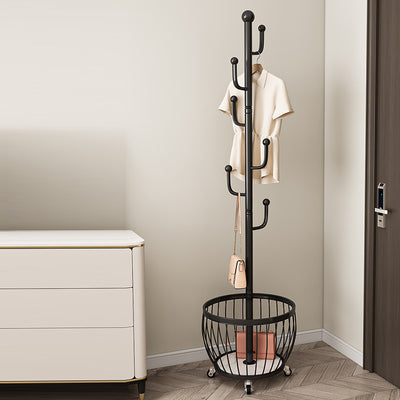 Moderner Art Deco Baumzweig Kohlenstoffstahl 4/6-Poliger Beweglicher Aufbewahrungsschrank Für Schlafzimmer 