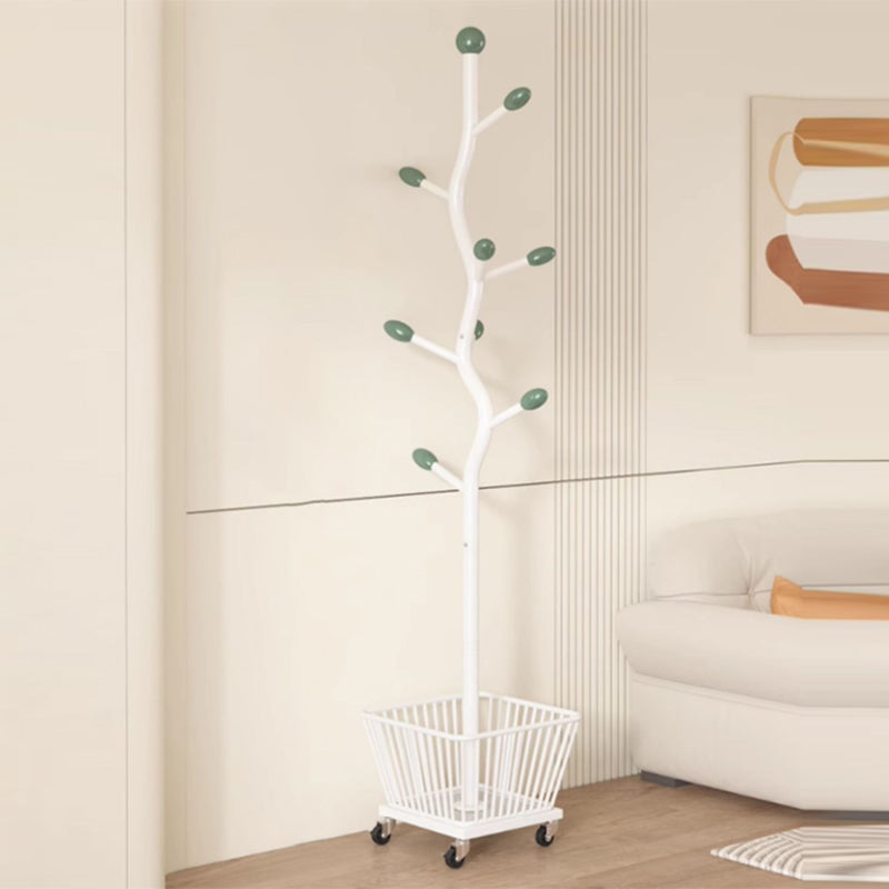 Moderner Art Deco Kaktus Kohlenstoffstahl 1-Korb Beweglicher Aufbewahrungsschrank für das Schlafzimmer 