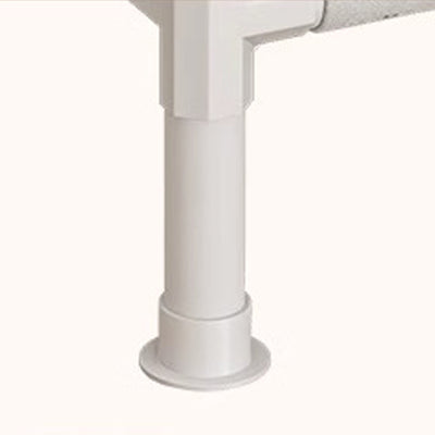 Simplicidad Moderna Armario de Esquina de Tela de Acero al Carbono Rectangular de 2 Niveles para Dormitorio 