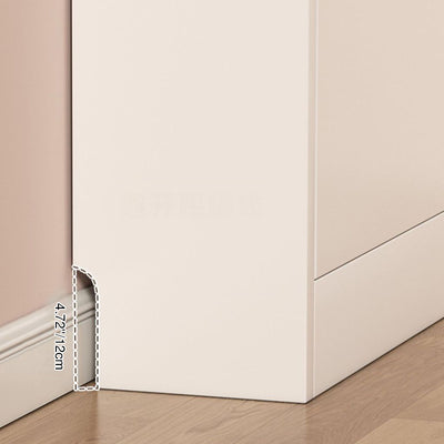 Modern Minimalist Ultra-Thin Rectangular Solid Wood Core Panel Shoe Storage 2/3-Cabinet For Entryways