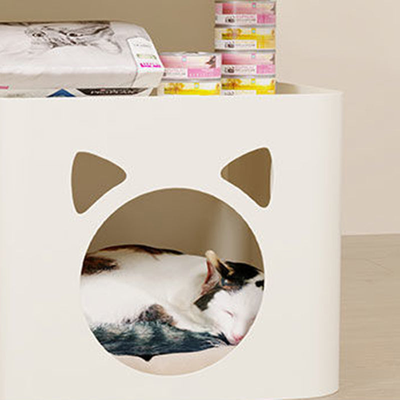 Modern Minimalist Geometric Carbon Steel Pet End Table 2/3-Tier For Living Room