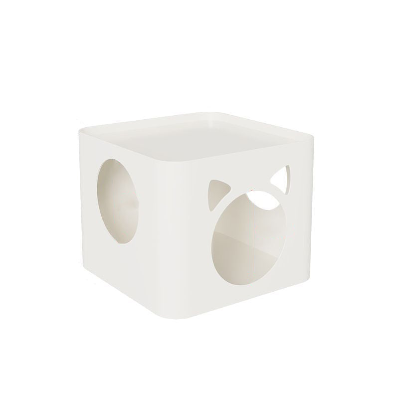 Modern Minimalist Geometric Carbon Steel Pet End Table 2/3-Tier For Living Room