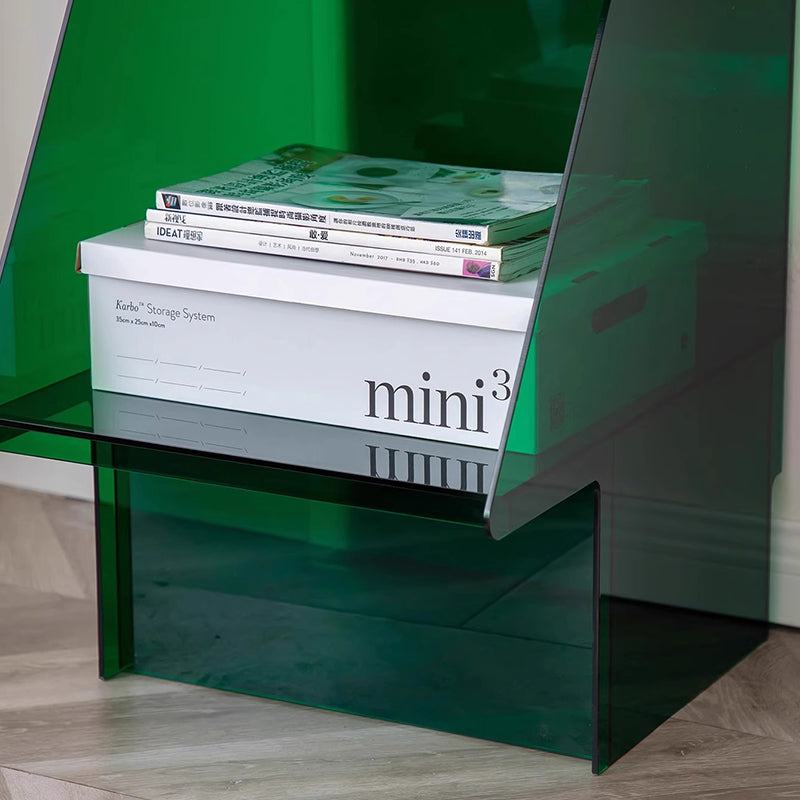 Contemporary Creative Christmas Tree Acrylic Storage Cabinet 3/4-Tier For Living Room