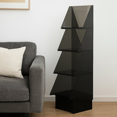 Contemporary Creative Christmas Tree Acrylic Storage Cabinet 3/4-Tier For Living Room