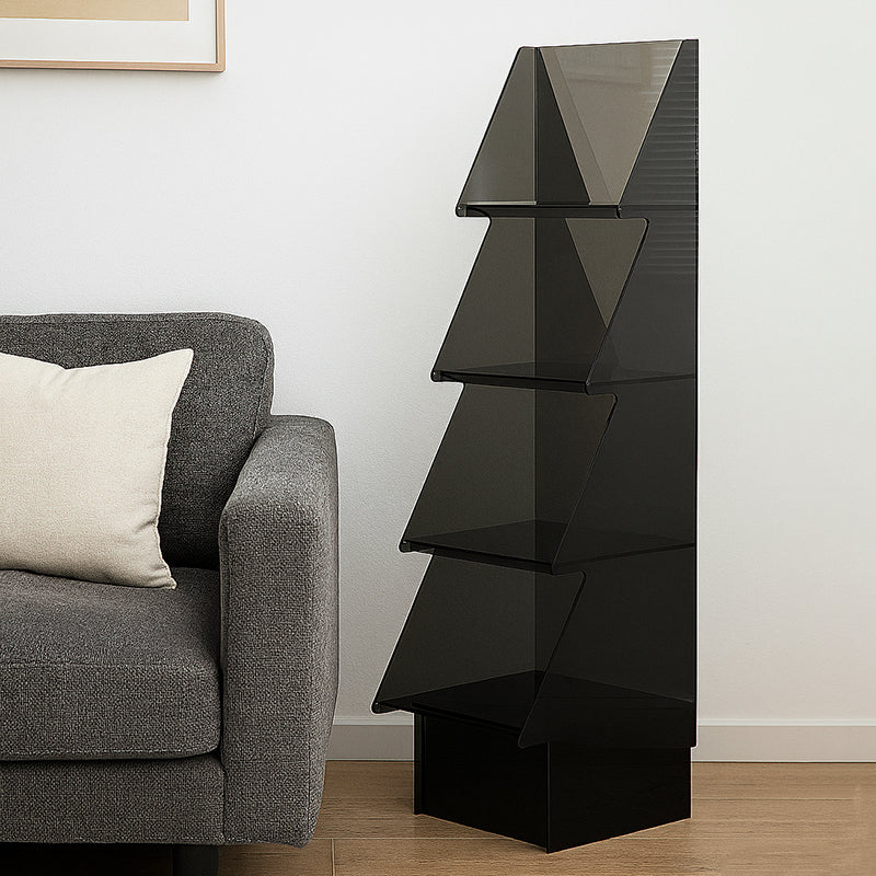 Contemporary Creative Christmas Tree Acrylic Storage Cabinet 3/4-Tier For Living Room