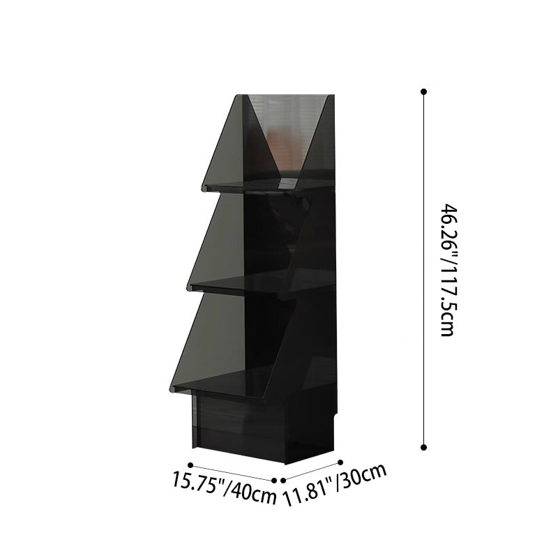 Contemporary Creative Christmas Tree Acrylic Storage Cabinet 3/4-Tier For Living Room