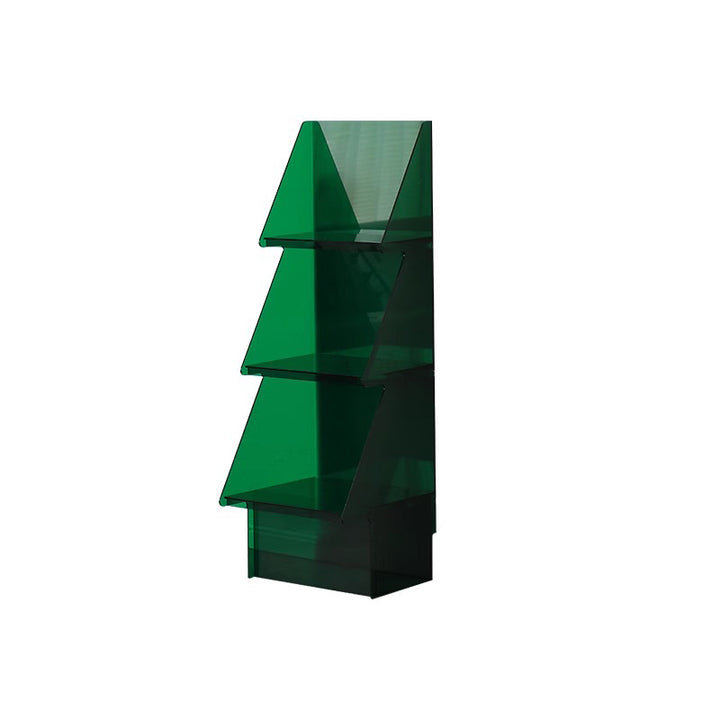 Contemporary Creative Christmas Tree Acrylic Storage Cabinet 3/4-Tier For Living Room