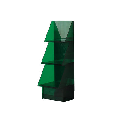 Contemporary Creative Christmas Tree Acrylic Storage Cabinet 3/4-Tier For Living Room
