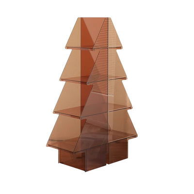 Contemporary Creative Christmas Tree Acrylic Storage Cabinet 3/4-Tier For Living Room
