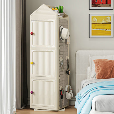 Modern Minimalist Movable Rotatable Square Plastic Foldable Storage Cabinet 2/3/4-Cabinet For Living Room