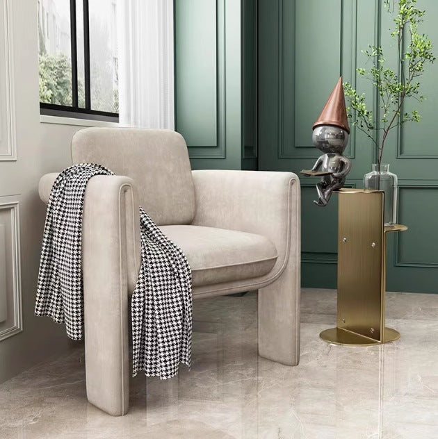 Contemporary Industrial Arc Rectangular Stainless Steel End Table 3-Tier For Living Room