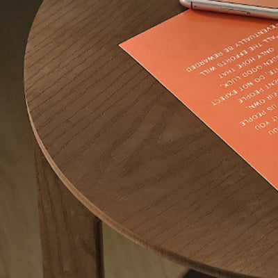 Table d'appoint moderne en composites bois-plastique à deux niveaux pour salon 