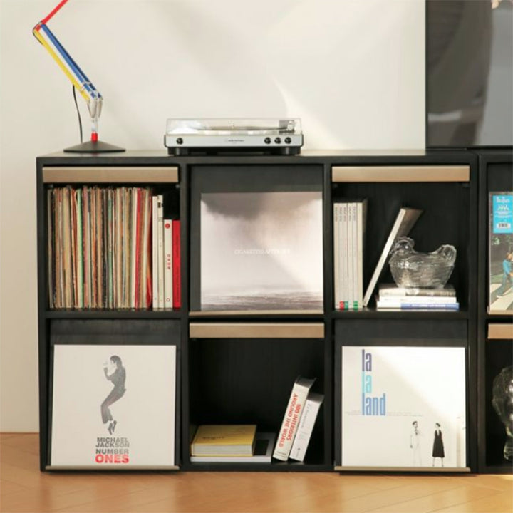 Traditional Vintage Rectangular Pine Wood Stainless Steel Storage Cabinet 4/6-Cabinet For Study