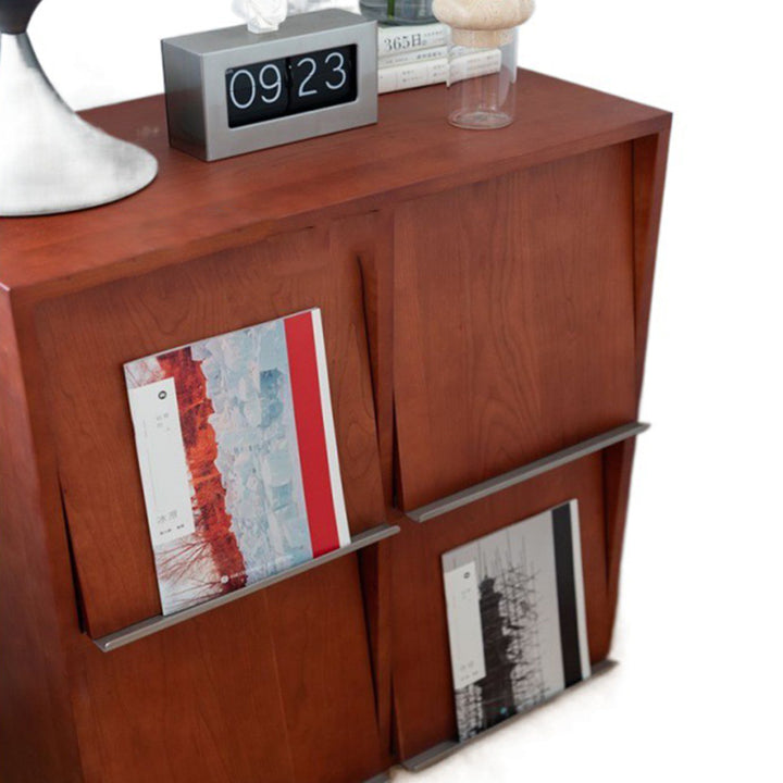 Traditional Vintage Rectangular Pine Wood Plywood Stainless Steel Storage Cabinet 4/6-Cabinet For Study