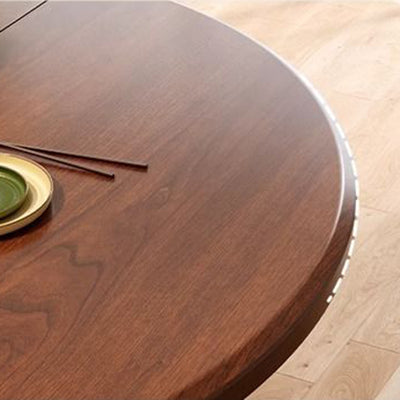 Modern Simplicity Round MDF Iron Foldable Dining Table For 2-8 Seats