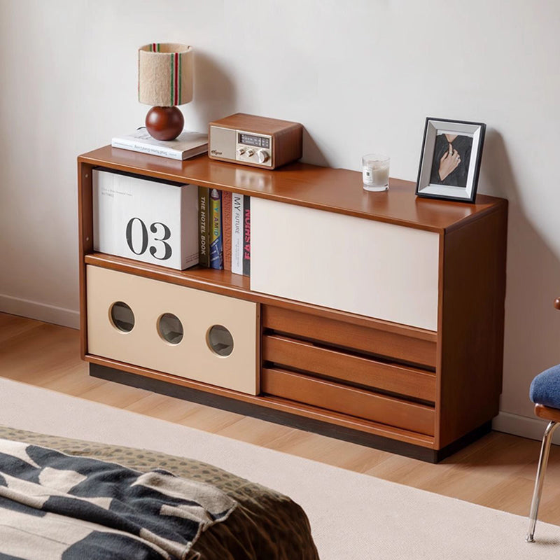 Traditioneller Vintage-Rechteckiger Gummibaum-Boxwood-Massivholz-Mehrs –  BulbSquare