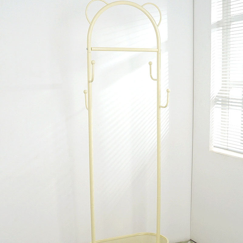Arbre de hall en fer et acier au carbone en forme d’ours, style contemporain et créatif, avec 1 panier pour l’entrée et le couloir 