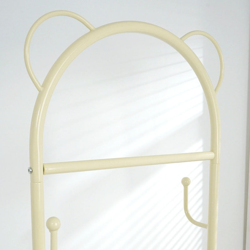 Arbre de hall en fer et acier au carbone en forme d’ours, style contemporain et créatif, avec 1 panier pour l’entrée et le couloir 