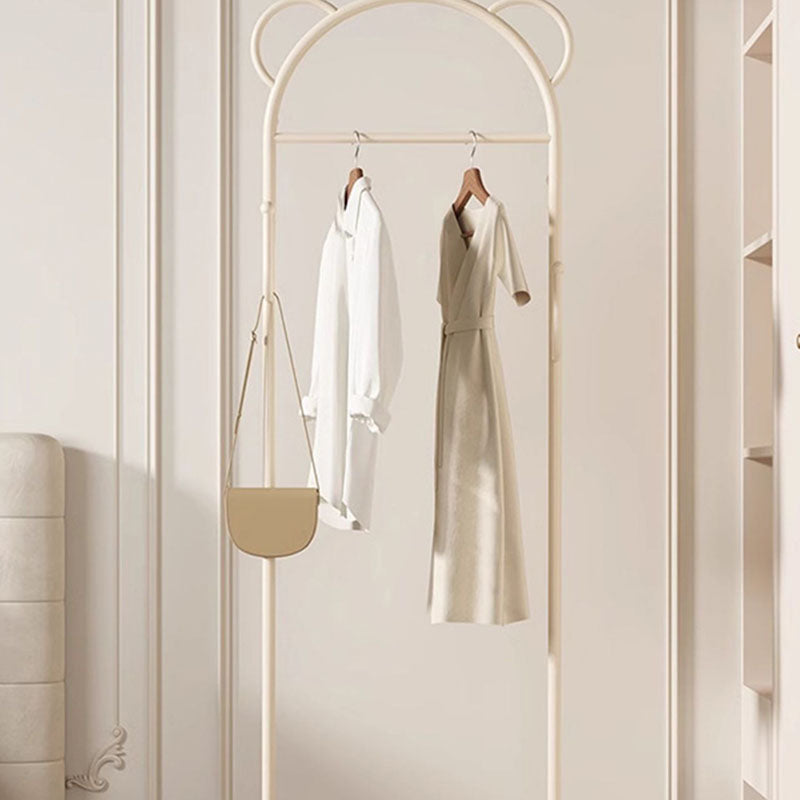 Arbre de hall en fer et acier au carbone en forme d’ours, style contemporain et créatif, avec 1 panier pour l’entrée et le couloir 