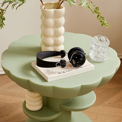 Modern Minimalist PE Flower Cloud End Table 3-Tier For Living Room