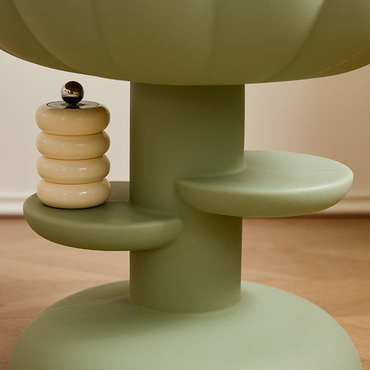 Modern Minimalist PE Flower Cloud End Table 3-Tier For Living Room